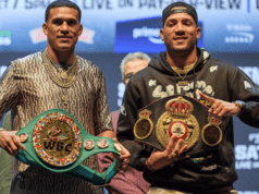 Benavidez will have to defeat David Morrell before he can think about further names (Photo Credit: Esther Lin, PBC)