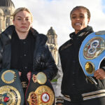 Lauren Price faces Natasha Jonas in a three-belt welterweight unification bout at the Royal Albert Hall Photo Credit: Lawrence Lustig/BOXXER