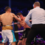 Heaney suffered a shock defeat to Khati Photo Credit: Leigh Dawney/Queensberry Promotions