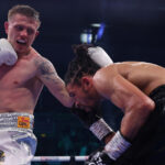 Walker remained unbeaten with victory over Woodstock Photo Credit: Mark Robinson Matchroom Boxing