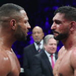 Khan retired after defeat to Brook Photo Credit: Lawrence Lustig/BOXXER