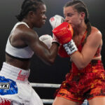Brown defeated Nicolson to become world champion Photo Credit: Matchroom Boxing