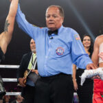 Johnson scored a second straight win over Hughes Photo Credit: Matchroom Boxing