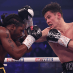 Zion gave Crolla a stern examination. (Photo Credit: Mark Robinson, Matchroom Boxing)