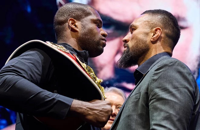 Dubois withdrew from facing Parker through illness Photo Credit: Mark Robinson Matchroom Boxing