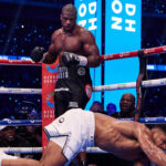 Joshua suffered a brutal defeat to Dubois Photo Credit: Mark Robinson Matchroom Boxing