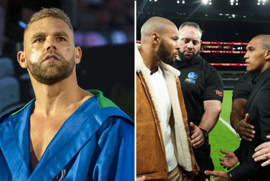 Saunders has given his thoughts on the April 26 grudge match (Photo Credit: Michelle Farsi & Mark Robinson, Matchroom Boxing)