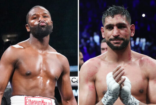 A bout between Floyd Mayweather Jr and Amir Khan never materialised Photo Credit: Sean Michael Ham/ Mayweather Promotions/Lawrence Lustig/BOXXER