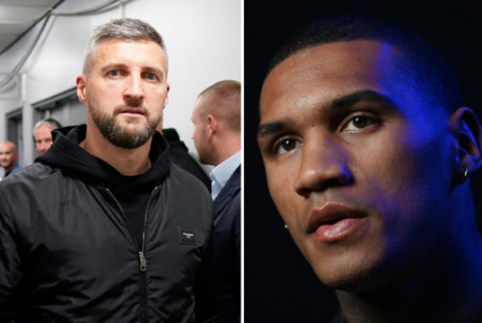 Carl Froch feels Conor Benn made a mistake during his interview with Piers Morgan alongside arch-rival Chris Eubank Jr Photo Credit: Dave Thompson/Matchroom Boxing/Chris Dean/BOXXER