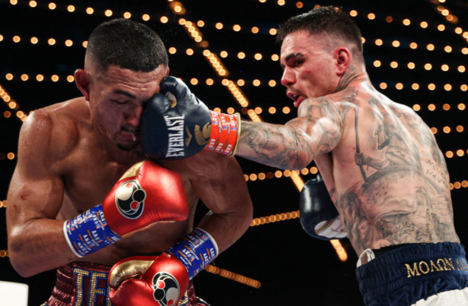 Kambosos defeated Lopez in 2021. Photo: Ed Mulholland/Matchroom