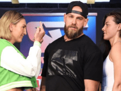 There is plenty of bad blood between Mikaela Mayer and Sandy Ryan heading into Saturday's rematch in Las Vegas Photo Credit: Mikey Williams/Top Rank