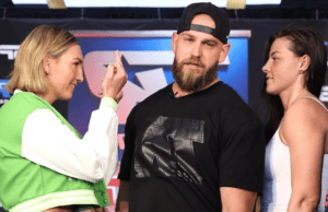 There is plenty of bad blood between Mikaela Mayer and Sandy Ryan heading into Saturday's rematch in Las Vegas Photo Credit: Mikey Williams/Top Rank