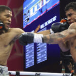 Norman stopped Cuevas to retain his WBO welterweight world title Photo Credit: Mikey Williams/Top Rank