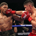 Norman captured gold against Santillan (Photo Credit: Mikey Williams, Top Rank)