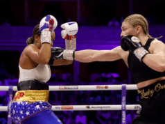 Price put in an extremely impressive display against Jonas (Photo Credit: Boxxer)