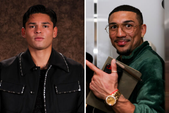 Ryan Garcia has called for a showdown with Teofimo Lopez Photo Credit: Golden Boy/ Cris Esqueda