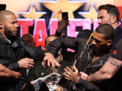 Eubank Jr was fined £100,000 for slapping Benn with an egg Photo Credit: Mark Robinson Matchroom Boxing