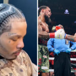Gervonta Davis’ hairstylist has slammed his claims that grease from hair product burnt his eye during his draw with Lamont Roach Photo Credit: LEETHEBRAND Instagram/Esther Lin/Premier Boxing Champions