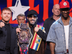 Canelo takes on William Scull this weekend (Photo Credit: Ed Mulholland Queensberry)
