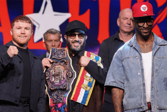 Canelo takes on William Scull this weekend (Photo Credit: Ed Mulholland Queensberry)