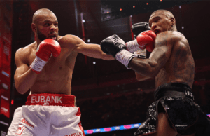 Eubank and Benn dogged it out in a thriller (Photo Credit: Mark Robinson Matchroom Boxing)