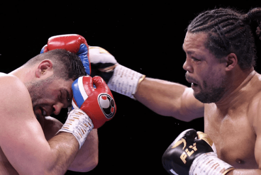Hrgovic ultimately proved too much for Joyce (Photo Credit: Queensberry X)