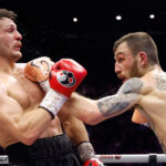 Eggington took a technical decision win over Cutler Photo Credit: Lawrence Lustig/BOXXER