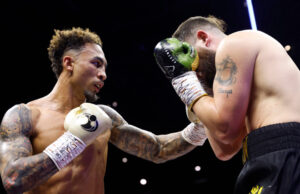 Ben Whittaker stopped Liam Cameron in two rounds in their rematch in Birmingham Photo Credit: Lawrence Lustig/BOXXER