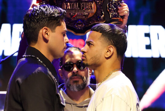 Garcia faces Romero at Times Square on Friday Photo Credit: Golden Boy/ Cris Esqueda