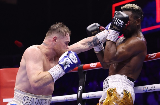 Canelo defeated Scull comfortably Photo Credit: Leigh Dawney/Queensberry