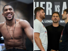 Anthony Joshua has backed Johnny Fisher to defeat Dave Allen again in their rematch on Saturday Photo Credit: Mark Robinson/Matchroom Boxing