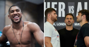 Anthony Joshua has backed Johnny Fisher to defeat Dave Allen again in their rematch on Saturday Photo Credit: Mark Robinson/Matchroom Boxing