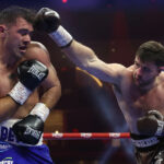 Fisher secured a contentious split decision win over Allen in December Photo Credit: Mark Robinson/Matchroom