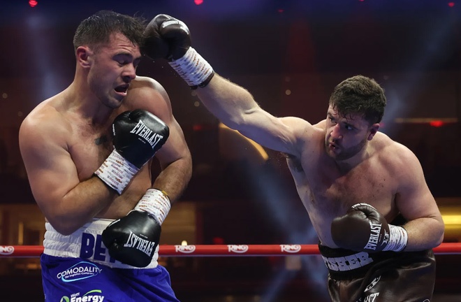 Fisher ensured a controversial victory interviewing the Allen in December photo loan: Mark Robinson/Matchroom