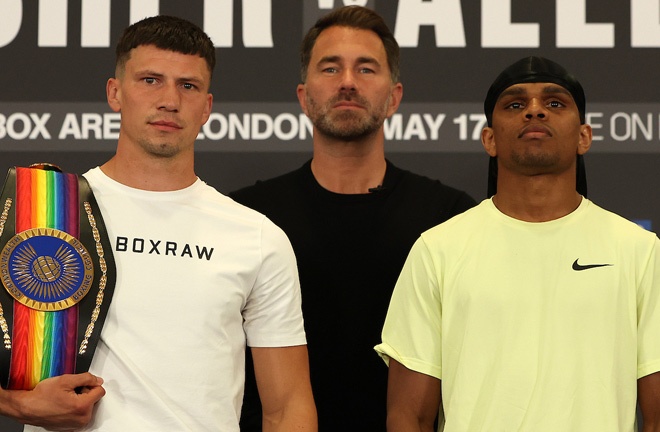 Conway is fighting Warburton for the British and medium -sized medium weight communities, Mark Robinson Matchroom Boxing