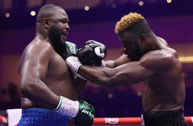 Bakole and Ajagba couldn't be separated Photo Credit: Leigh Dawney/Queensberry