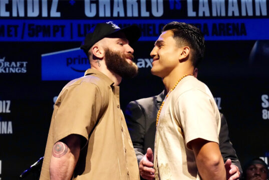 Caleb Plant defends his WBA interim super middleweight title against Jose Armando Resendiz in Las Vegas on Saturday Photo Credit: Sean Michael Ham/Premier Boxing Champions