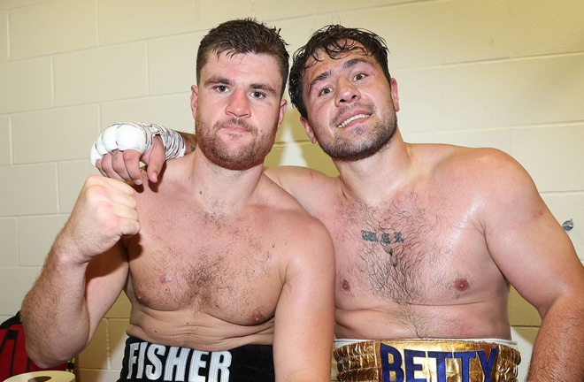 Johnny Fisher admits he's open to facing Dave Allen again Photo Credit: Mark Robinson Matchroom Boxing