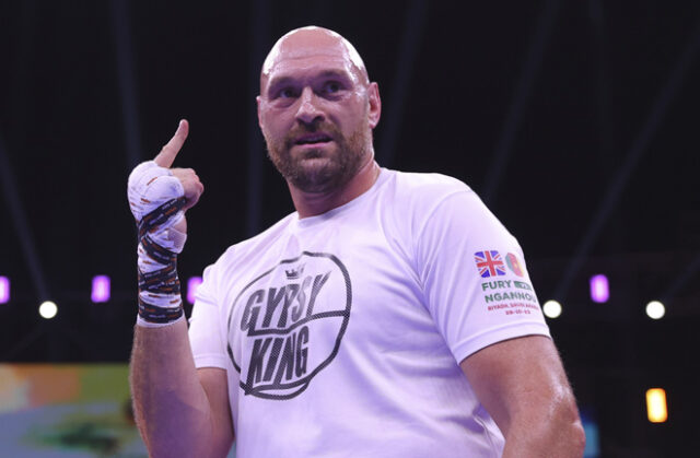 Tyson Fury has been urged to improve his physique if he comes out of retirement by his father Photo Credit: Mikey Williams/Top Rank via Getty Images Tyson Fury has been urged to improve his physique if he comes out of retirement by his father Photo Credit: Mikey Williams/Top Rank via Getty Images