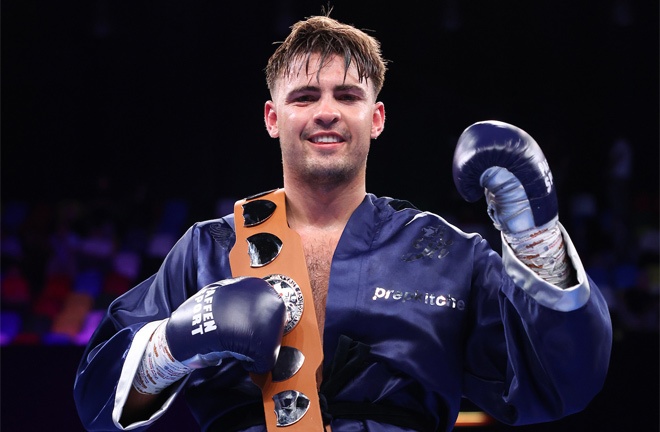 Hedges became the English Credit champion: Mark Robinson Matchroom Boxing