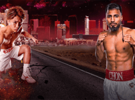 Inoue takes on Cardenas this Sunday night (Poster - Top Rank)