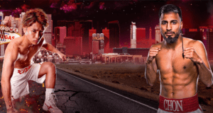 Inoue takes on Cardenas this Sunday night (Poster - Top Rank)