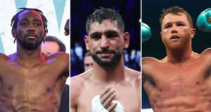 Amir Khan has warned Terence Crawford ahead of his September 12 showdown against Canelo Alvarez Photo Credit: Mark Robinson/ Matchroom Boxing/Lawrence Lustig/BOXXER/Michelle Farsi/Matchroom