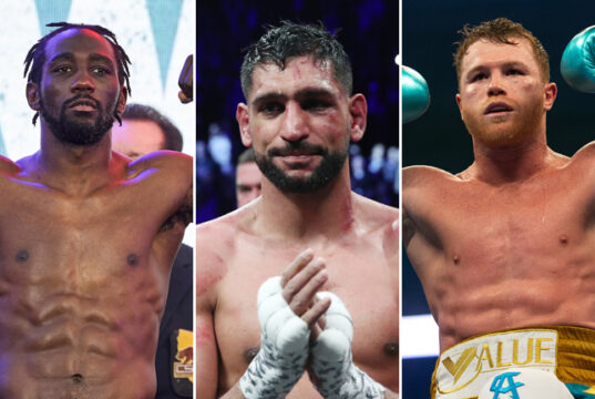 Amir Khan has warned Terence Crawford ahead of his September 12 showdown against Canelo Alvarez Photo Credit: Mark Robinson/ Matchroom Boxing/Lawrence Lustig/BOXXER/Michelle Farsi/Matchroom