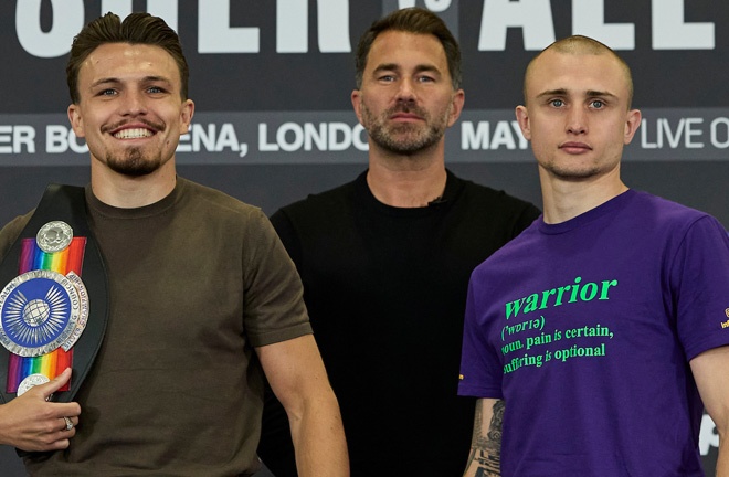 Liddard face in Sutton photo Credit: Mark Robinson Matchroom Boxing