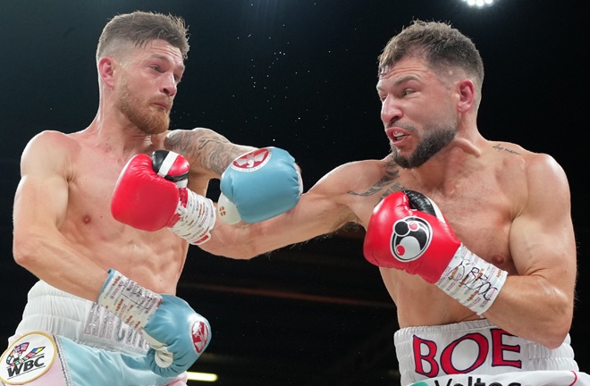 Hughes defeated Sharp Photo Credit: GBM Sports