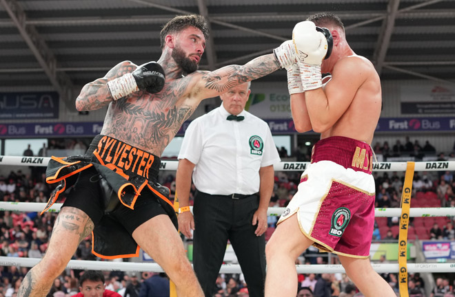 Sylvester overcame Mould Photo Credit: GBM Sports