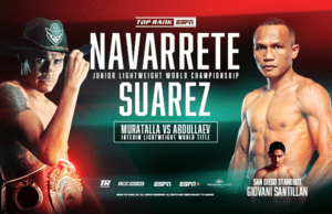 Navarrete and Suarez top the bill in San Diego (Poster - Top Rank)