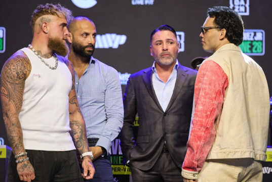 Paul faces Chavez Jr on June 28 Photo Credit: Esther Lin