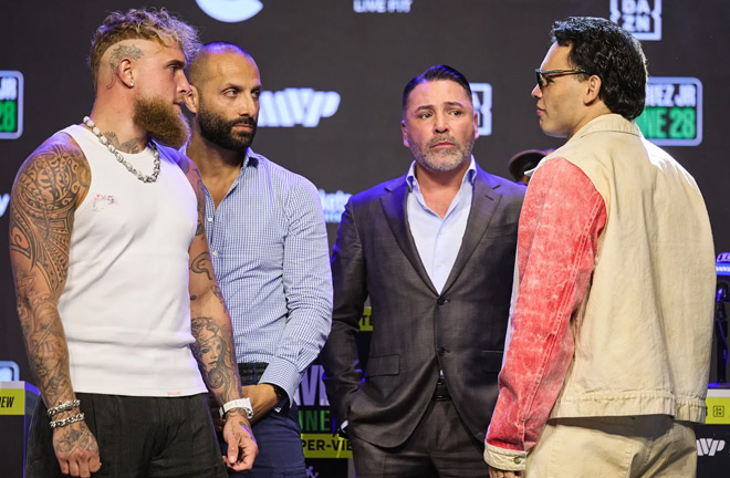 Paul faces Chavez Jr on June 28 Photo Credit: Esther Lin